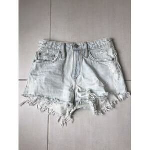 Lovers + Friends Jack High Waist Cut Off Denim Shorts